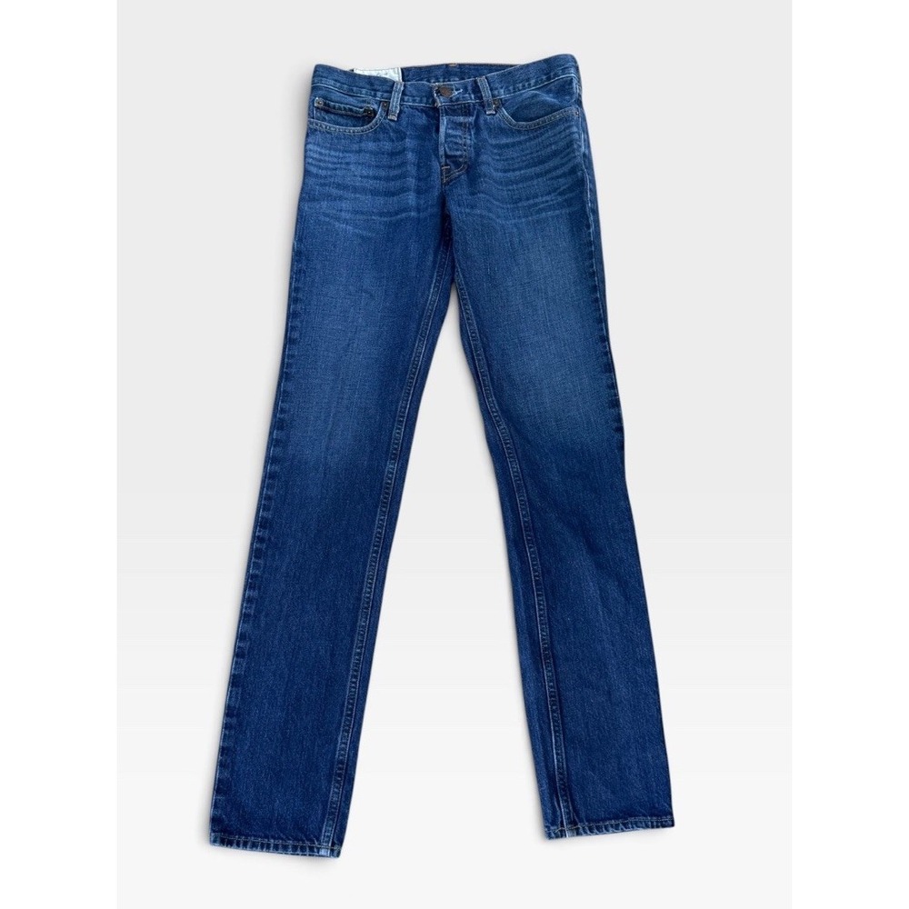 Hollister California Mens Jeans 30x34 Blue Straight Leg Denim